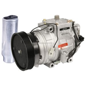 BuyAutoParts 60-87478R4 2 Pc Premium Basic AC Kit - New OEM AC Compressor w/ Clutch and Drier