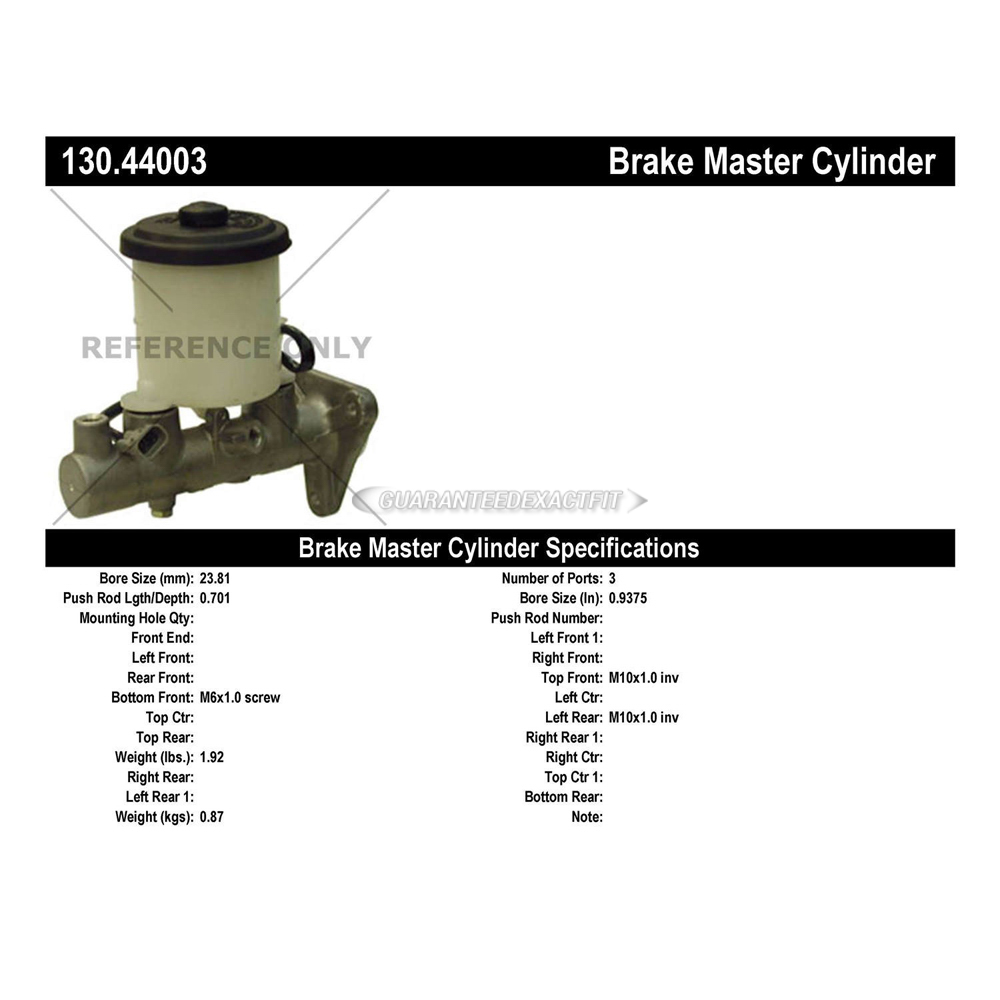 Premium Master Cylinder – Preferred 130.44003