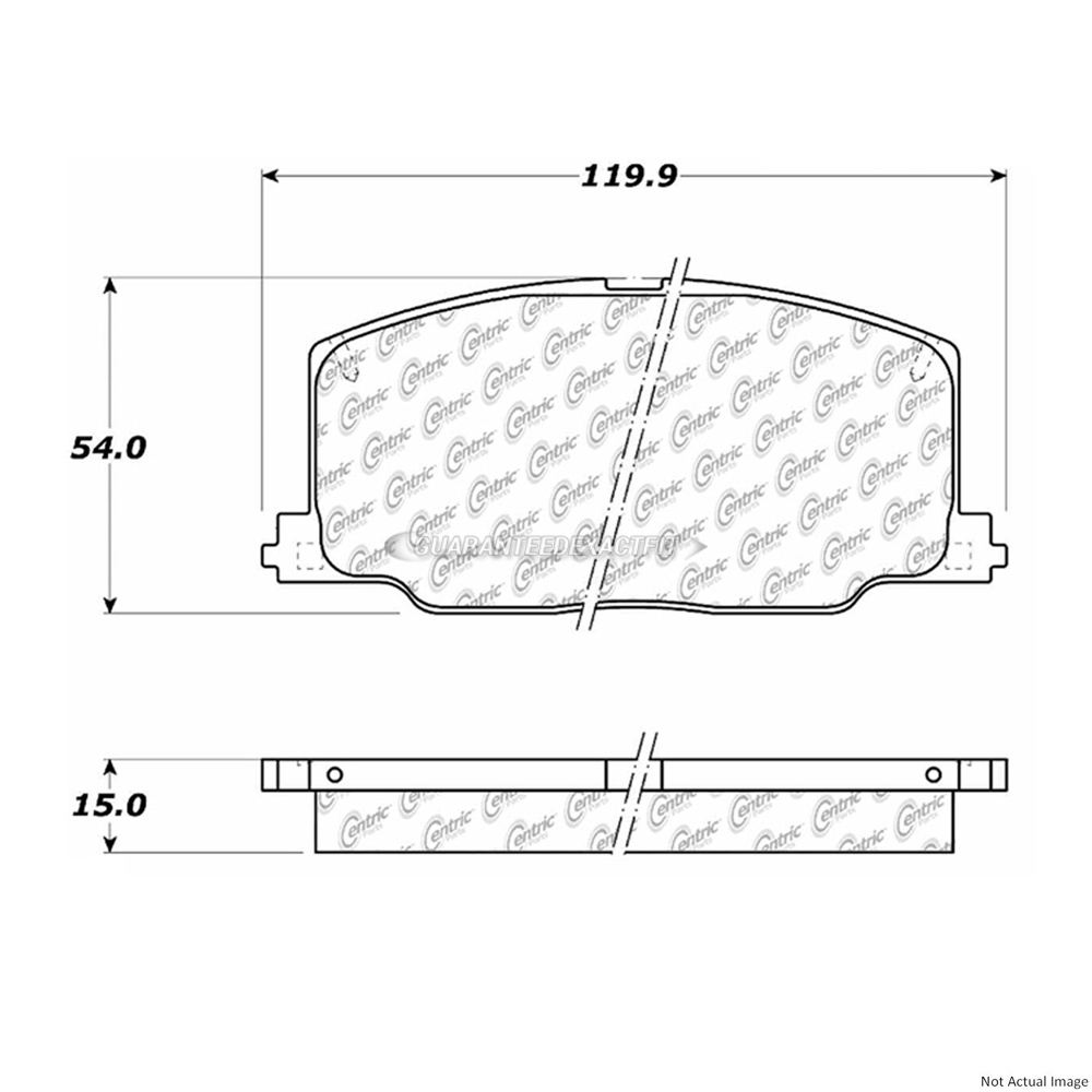 Disc Brake Pad Set 300.03560