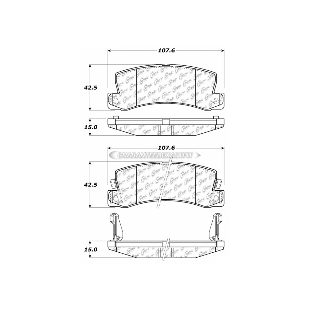 Brake Pad Set 301.03250